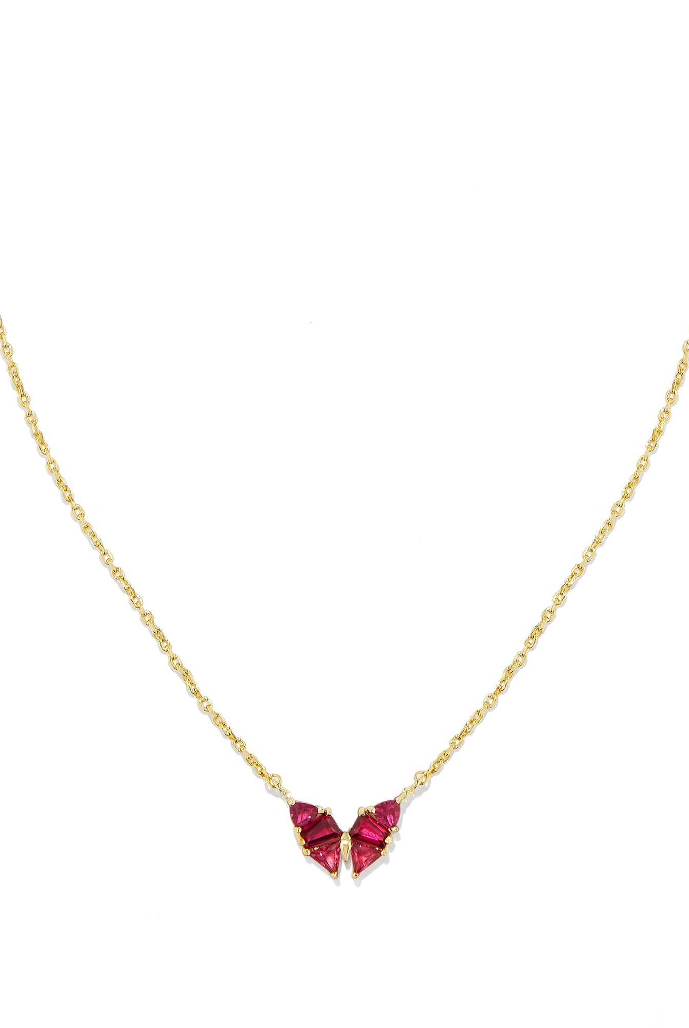 Blair Butterfly Small Short Pendant Necklace-Necklaces-Vixen Collection, Day Spa and Women's Boutique Located in Seattle, Washington