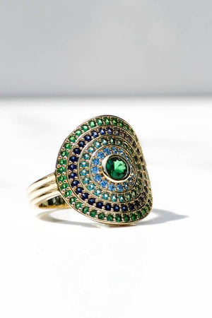 Utopia Ring- Moss Aqua-Rings-Vixen Collection, Day Spa and Women's Boutique Located in Seattle, Washington