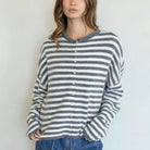 Pretty Piper Striped Cardigan-Sweaters-Vixen Collection, Day Spa and Women's Boutique Located in Seattle, Washington