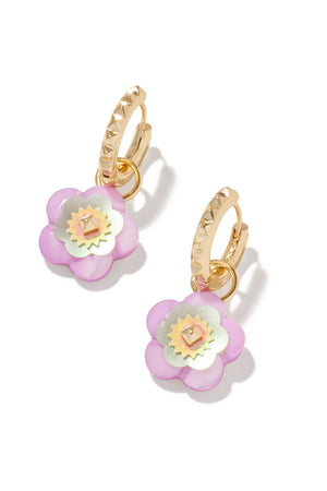 Deliah Huggie Earrings-Earrings-Vixen Collection, Day Spa and Women's Boutique Located in Seattle, Washington