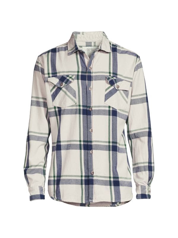Aspen Vintage Flannel Shirt-Men's Tops-Vixen Collection, Day Spa and Women's Boutique Located in Seattle, Washington