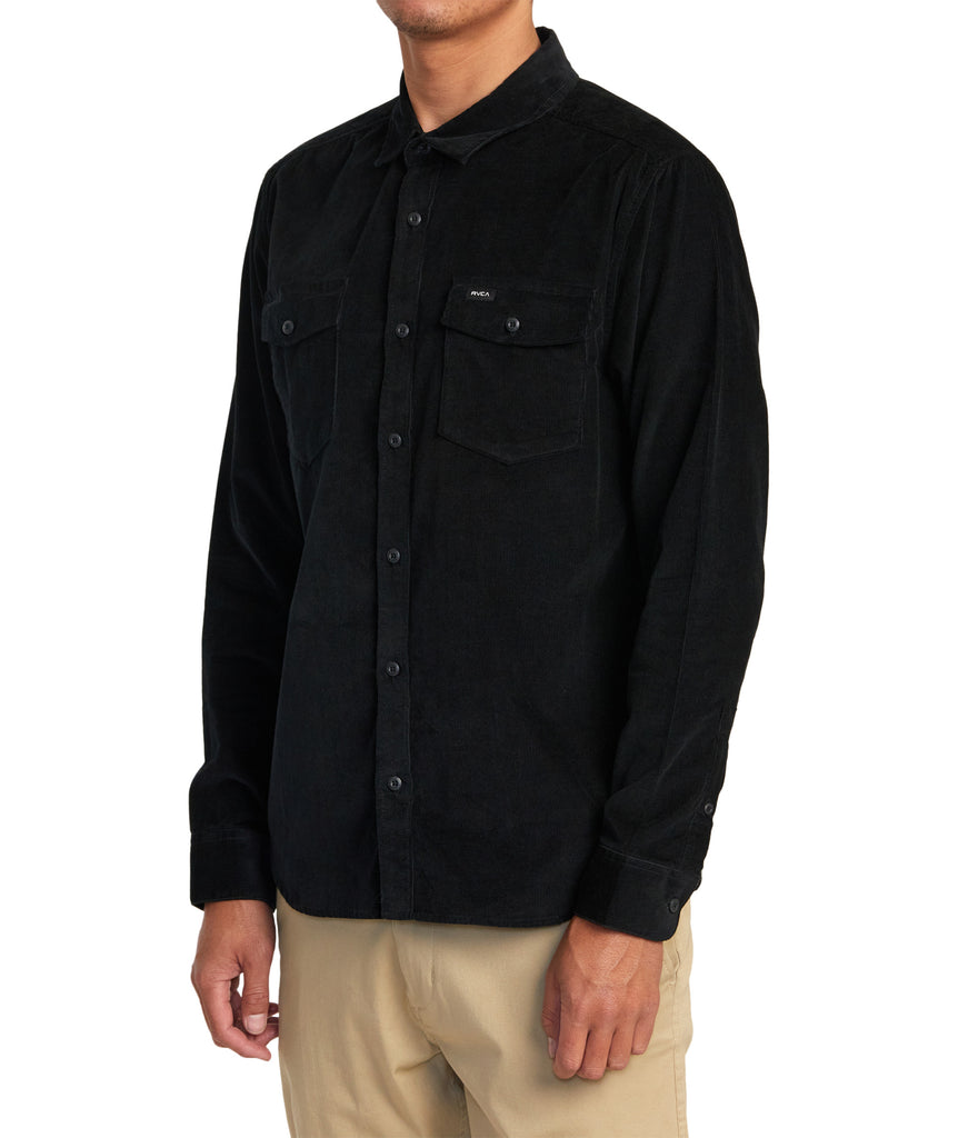 Freeman Cord Long Sleeve Shirt-Men's Tops-Vixen Collection, Day Spa and Women's Boutique Located in Seattle, Washington