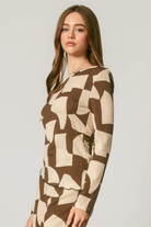 Abstract Girl Top-Long Sleeves-Vixen Collection, Day Spa and Women's Boutique Located in Seattle, Washington