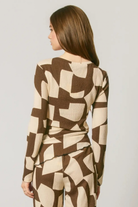 Abstract Girl Top-Long Sleeves-Vixen Collection, Day Spa and Women's Boutique Located in Seattle, Washington