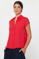 All Day Button Down-Tops-Vixen Collection, Day Spa and Women's Boutique Located in Seattle, Washington