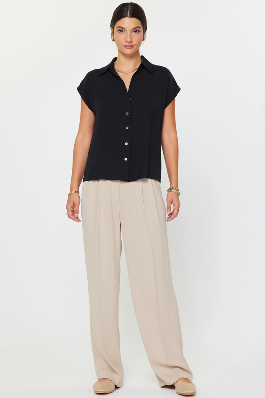 All Day Button Down-Tops-Vixen Collection, Day Spa and Women's Boutique Located in Seattle, Washington