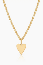 Amaya Heart Curb Necklace-Necklaces-Vixen Collection, Day Spa and Women's Boutique Located in Seattle, Washington