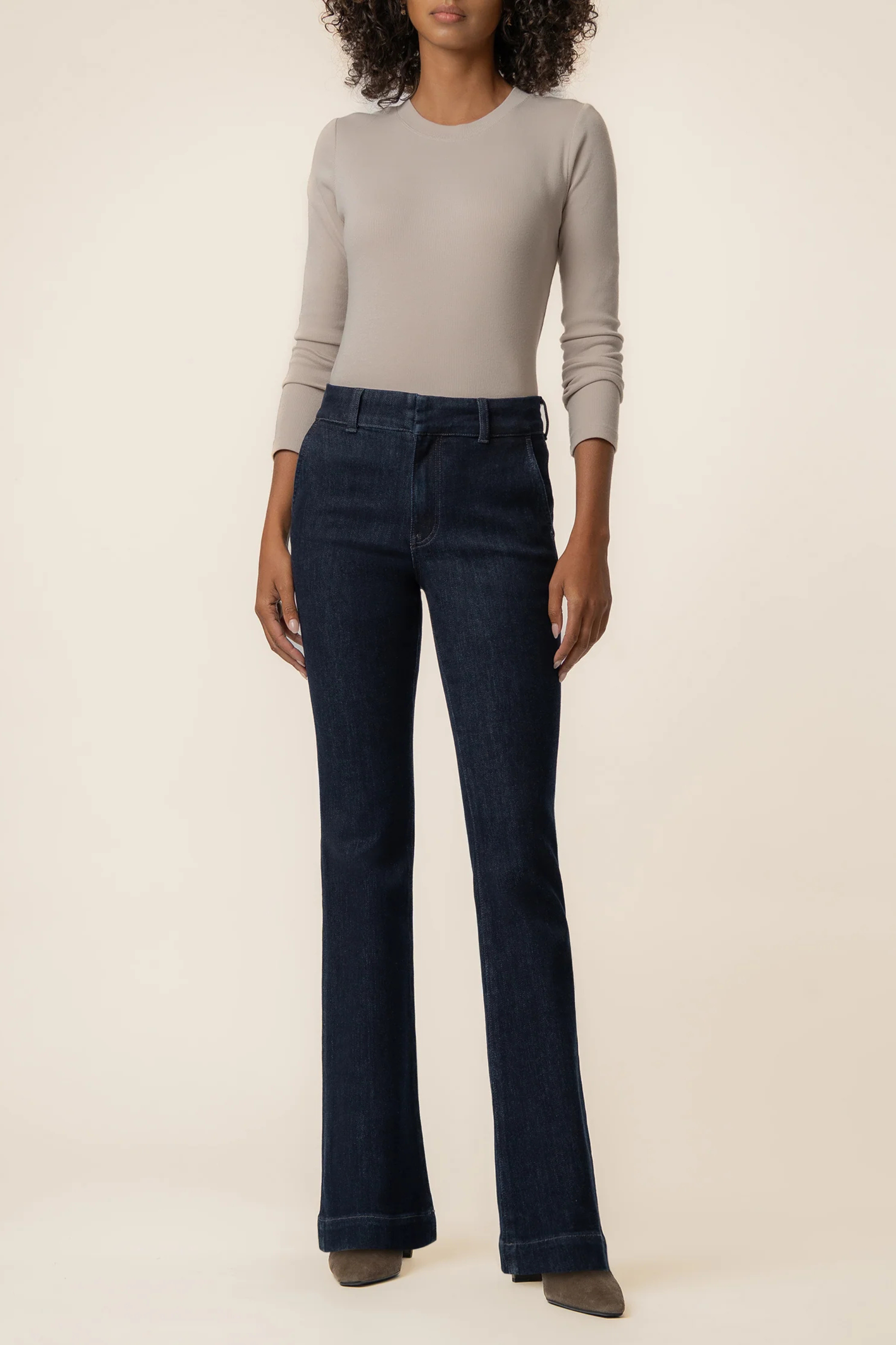 Ana High Rise Trouser-Denim-Vixen Collection, Day Spa and Women's Boutique Located in Seattle, Washington