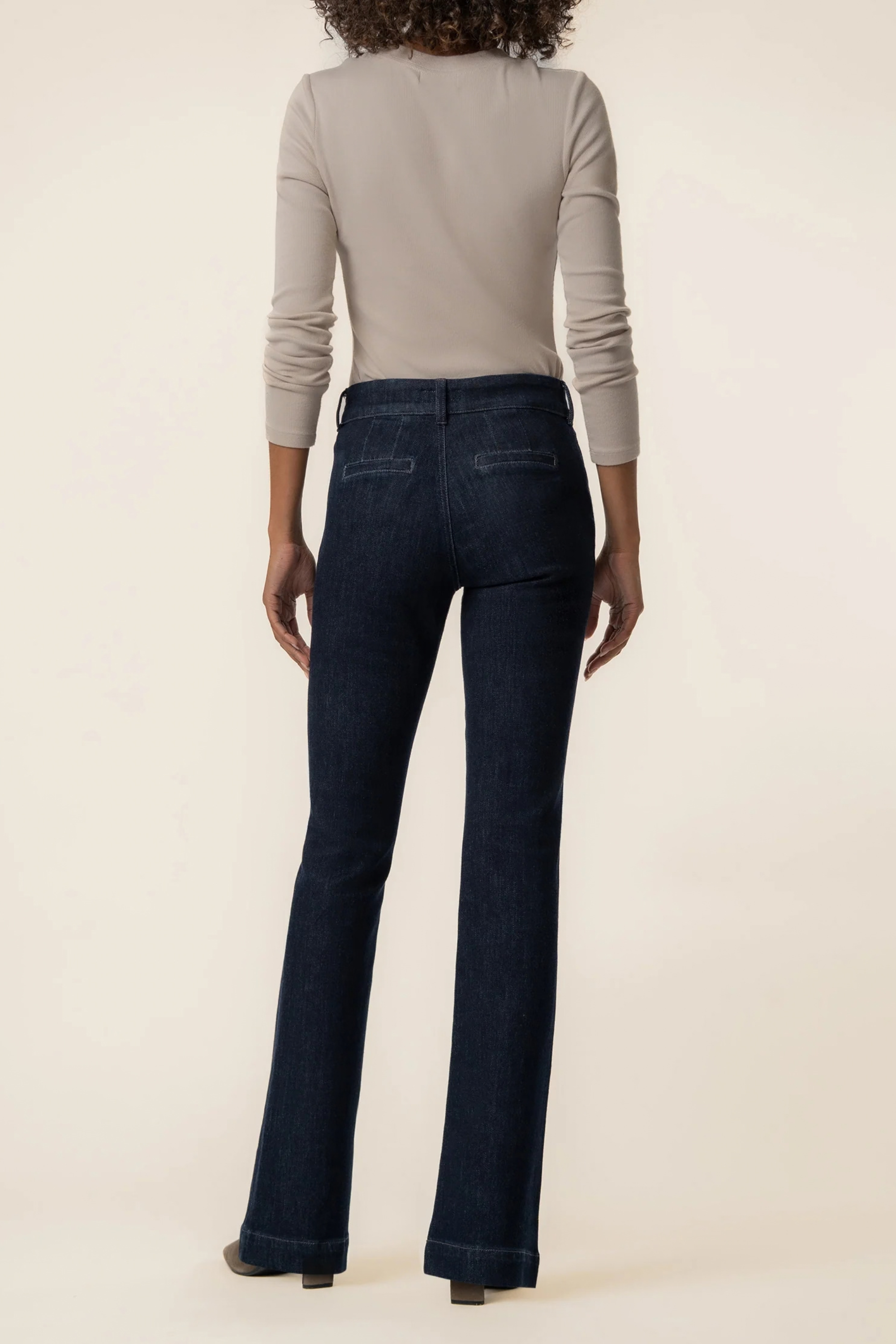 Ana High Rise Trouser-Denim-Vixen Collection, Day Spa and Women's Boutique Located in Seattle, Washington