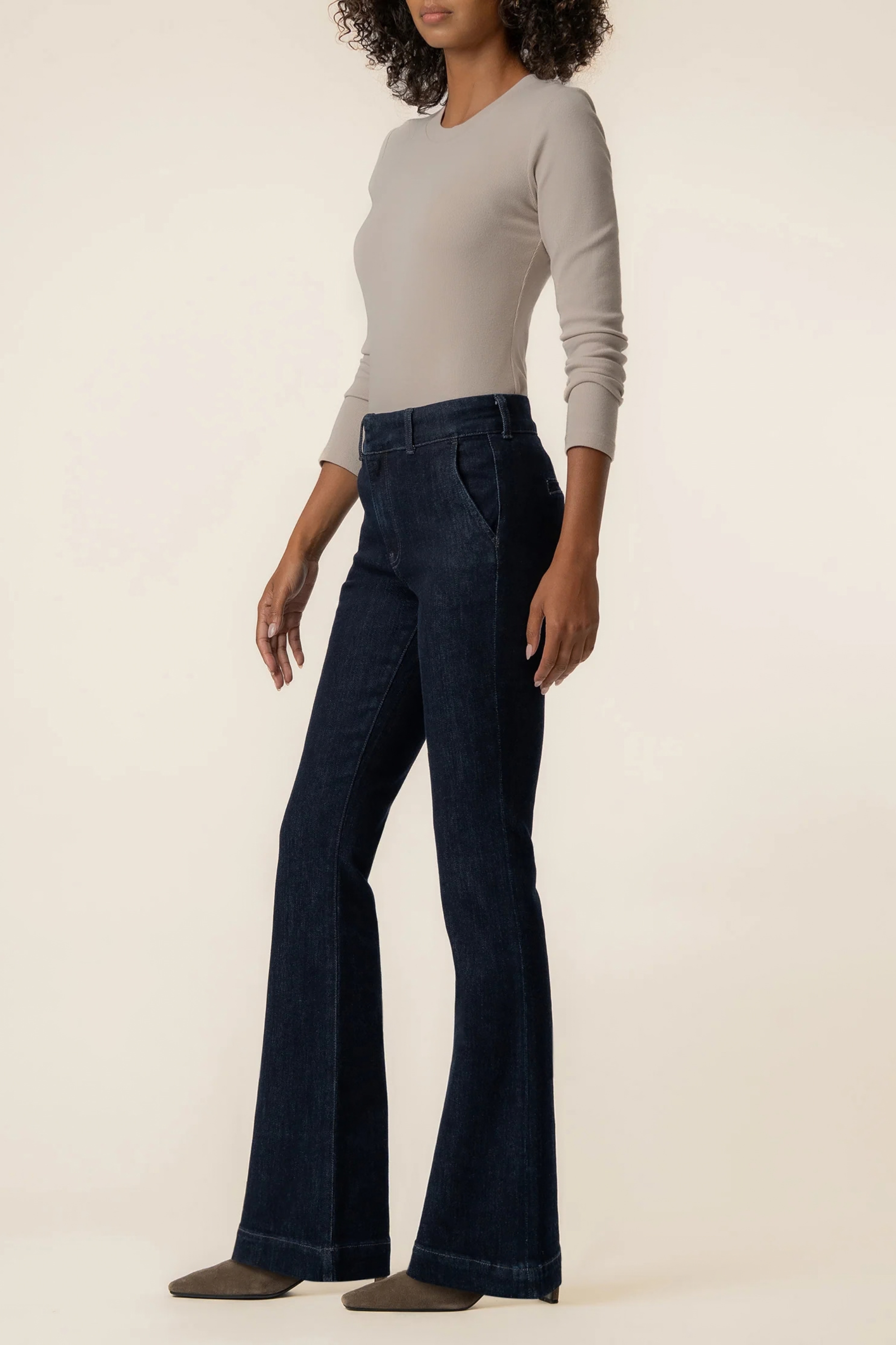 Ana High Rise Trouser-Denim-Vixen Collection, Day Spa and Women's Boutique Located in Seattle, Washington