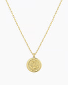 Anchor Coin Necklace-Necklaces-Vixen Collection, Day Spa and Women's Boutique Located in Seattle, Washington