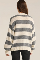 Anders Stripe Crewneck Sweater-Sweaters-Vixen Collection, Day Spa and Women's Boutique Located in Seattle, Washington