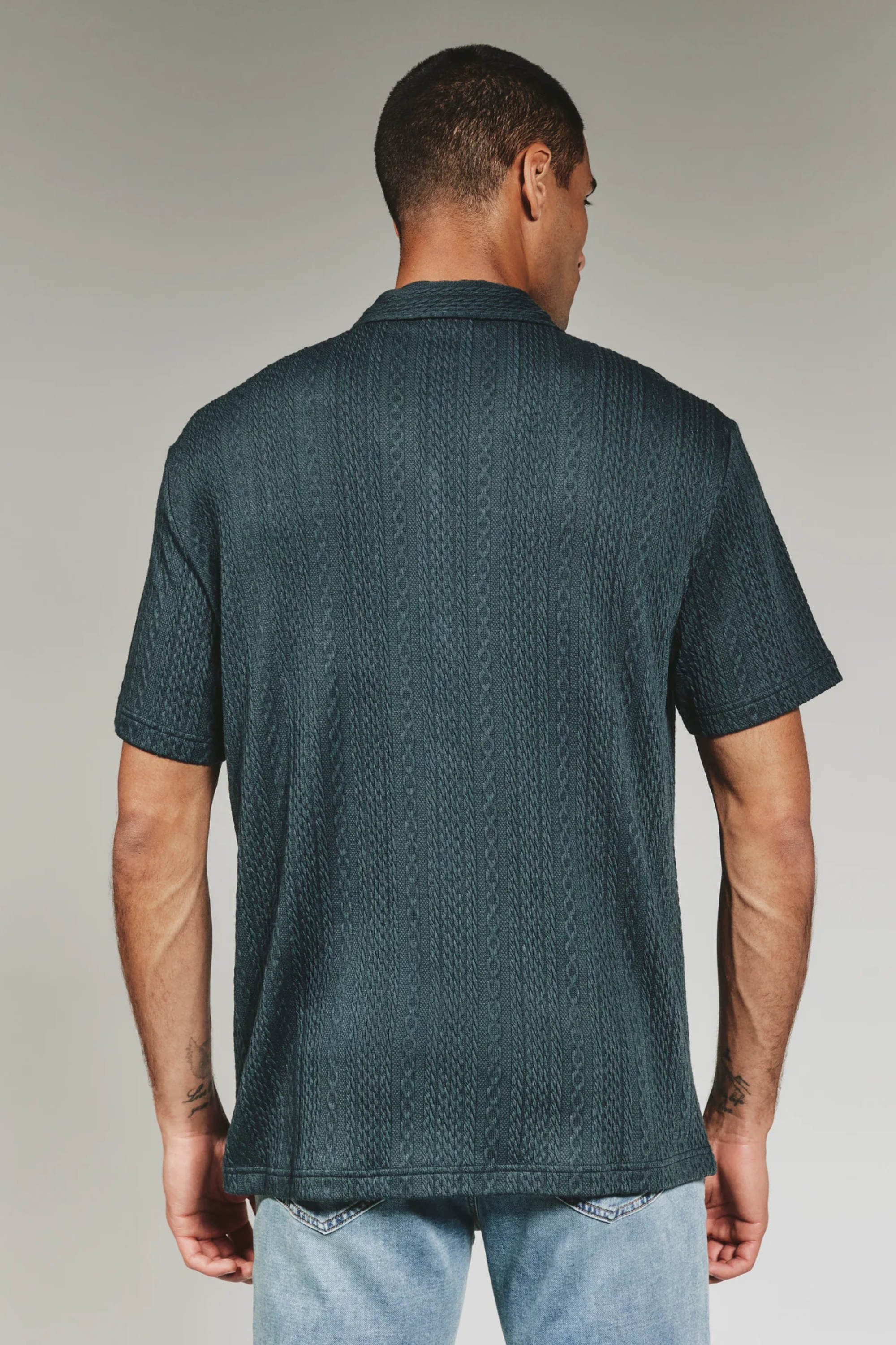 Andros Camp Shirt-Men's Tops-Vixen Collection, Day Spa and Women's Boutique Located in Seattle, Washington