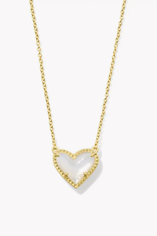 Ari Heart Pendant Necklace-Necklaces-Vixen Collection, Day Spa and Women's Boutique Located in Seattle, Washington