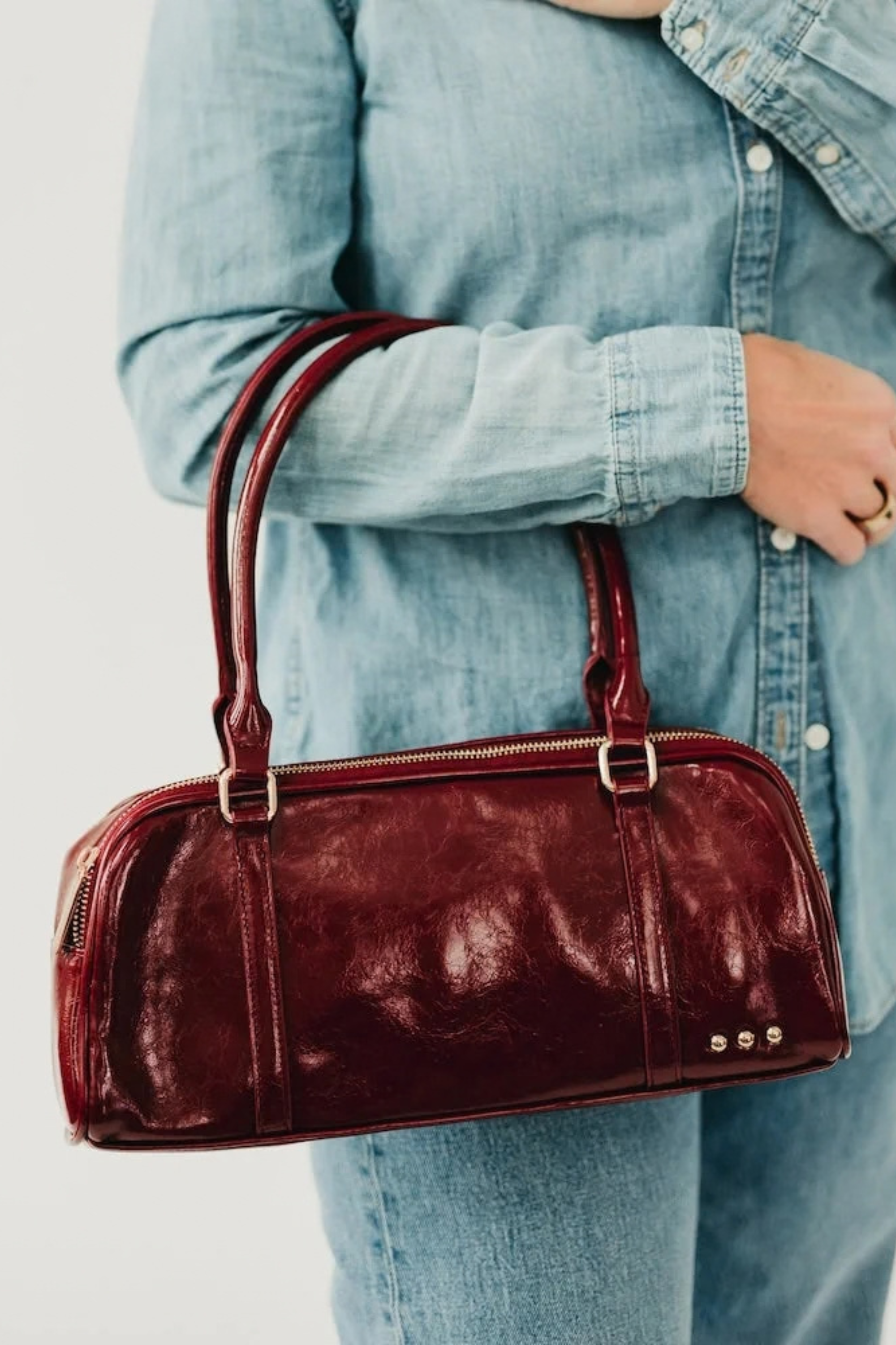Arlys Barrel Shoulder Bag-Bags + Wallets-Vixen Collection, Day Spa and Women's Boutique Located in Seattle, Washington