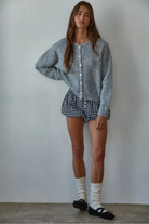 Ashen Glow Cardigan-Sweaters-Vixen Collection, Day Spa and Women's Boutique Located in Seattle, Washington