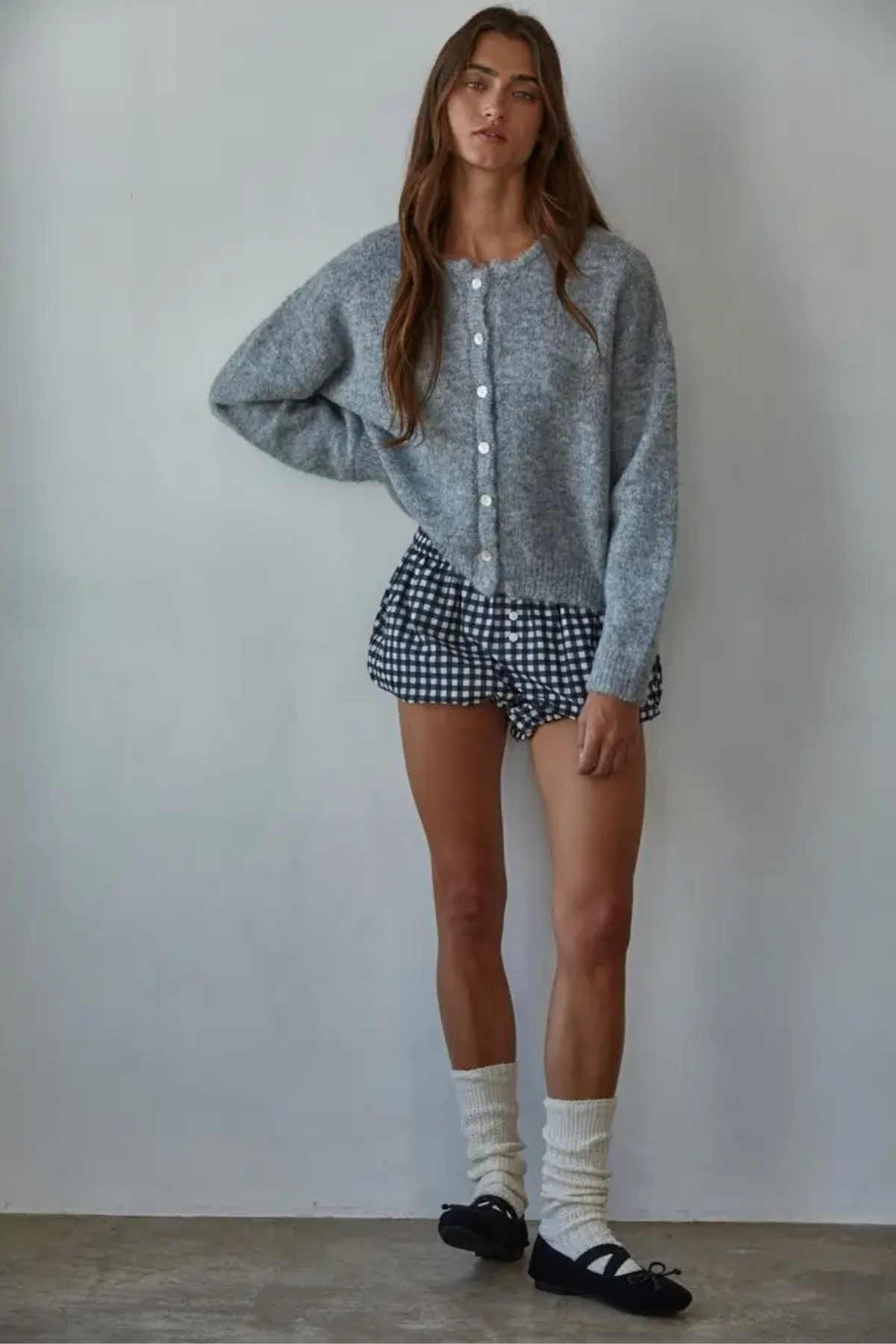Ashen Glow Cardigan-Sweaters-Vixen Collection, Day Spa and Women's Boutique Located in Seattle, Washington