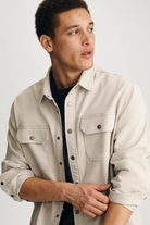 Asher Cloud Button Up-Long Sleeves-Vixen Collection, Day Spa and Women's Boutique Located in Seattle, Washington