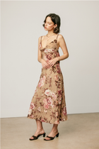 Autumn Garden Midi Dress