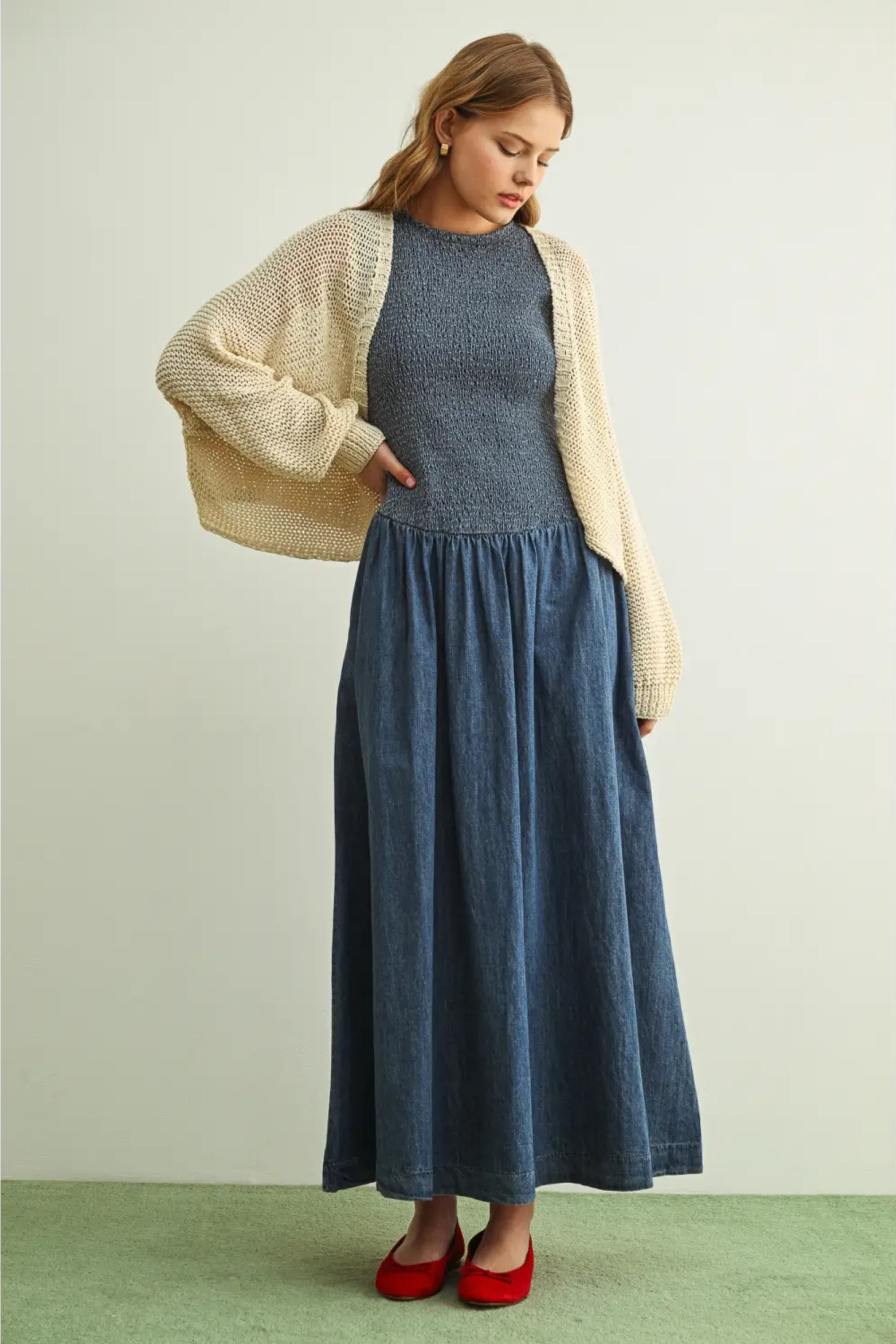Barley Cropped Cardigan