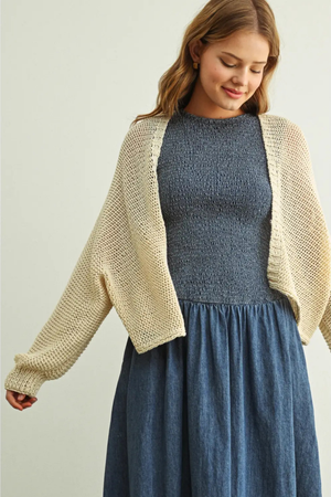 Barley Cropped Cardigan