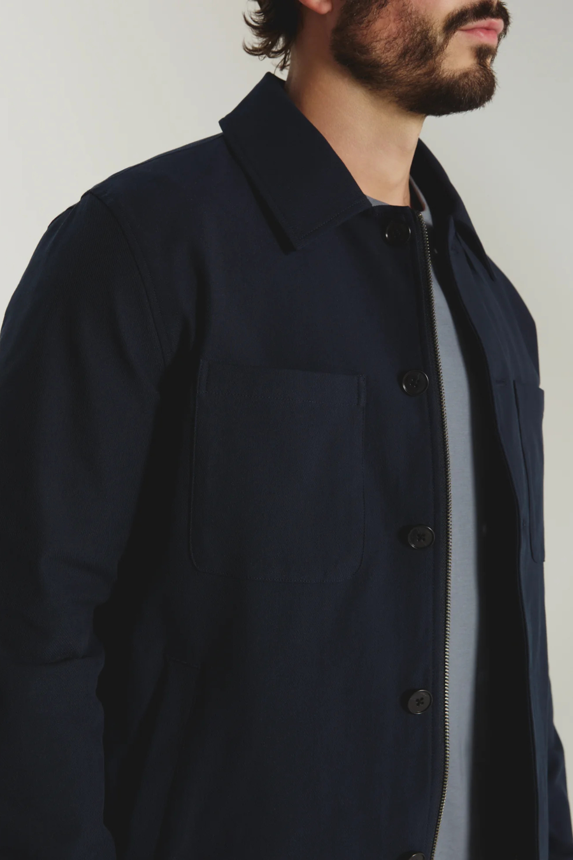 Baron Button Front Jacket-Men's Outerwear-Vixen Collection, Day Spa and Women's Boutique Located in Seattle, Washington