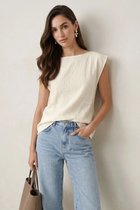 Beach Days Boat Neck Blouse-Tops-Vixen Collection, Day Spa and Women's Boutique Located in Seattle, Washington