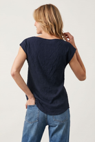 Beach Days Boat Neck Blouse-Tops-Vixen Collection, Day Spa and Women's Boutique Located in Seattle, Washington