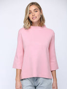 Powder Bell Sleeve Top-Tops-Vixen Collection, Day Spa and Women's Boutique Located in Seattle, Washington