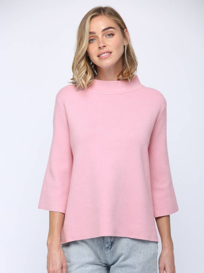 Powder Bell Sleeve Top-Tops-Vixen Collection, Day Spa and Women's Boutique Located in Seattle, Washington