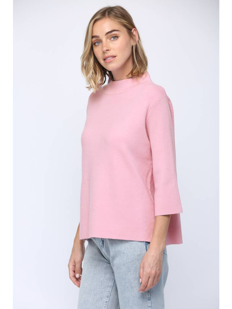 Powder Bell Sleeve Top-Tops-Vixen Collection, Day Spa and Women's Boutique Located in Seattle, Washington