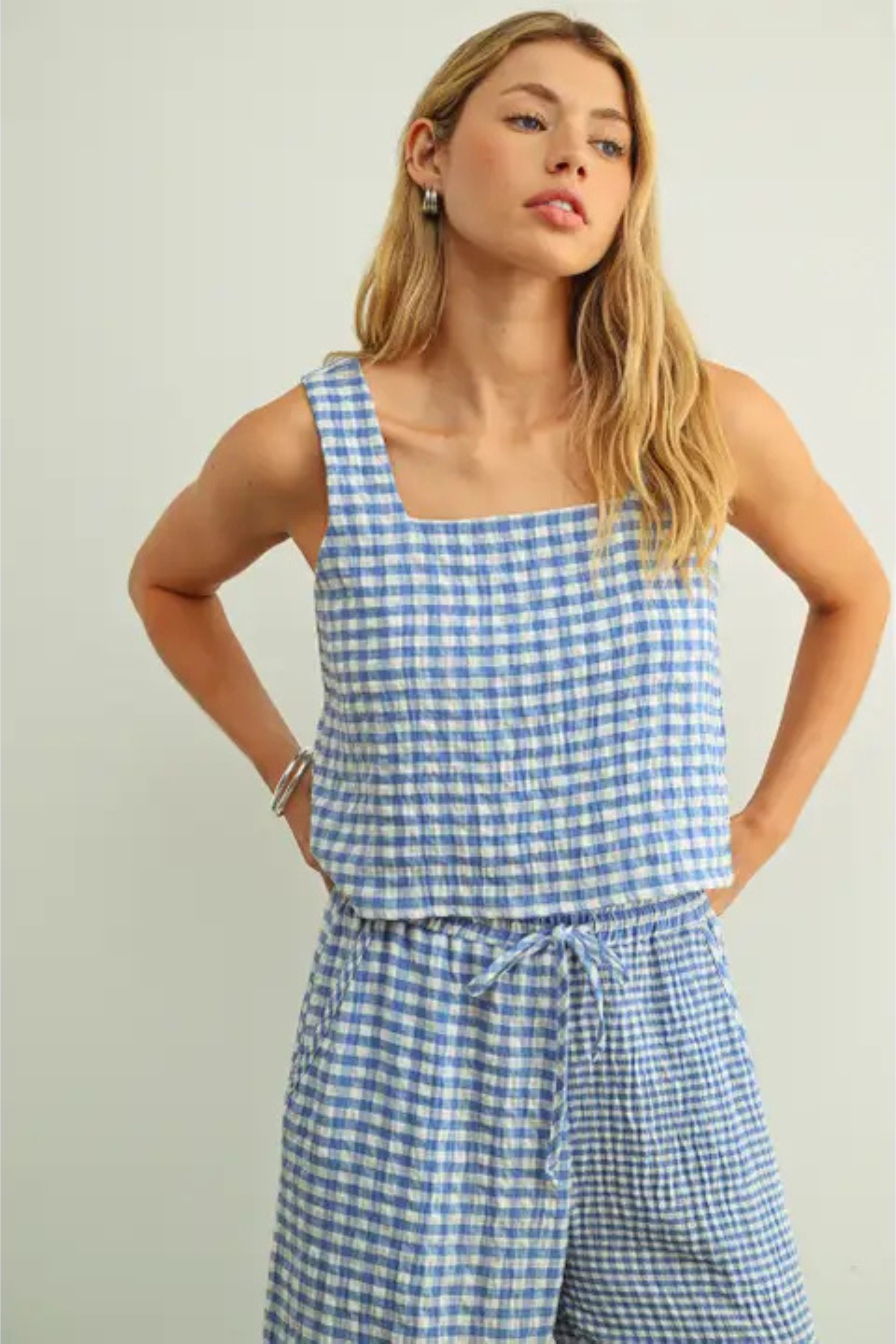 Blue Skies Tank-Tank Tops-Vixen Collection, Day Spa and Women's Boutique Located in Seattle, Washington