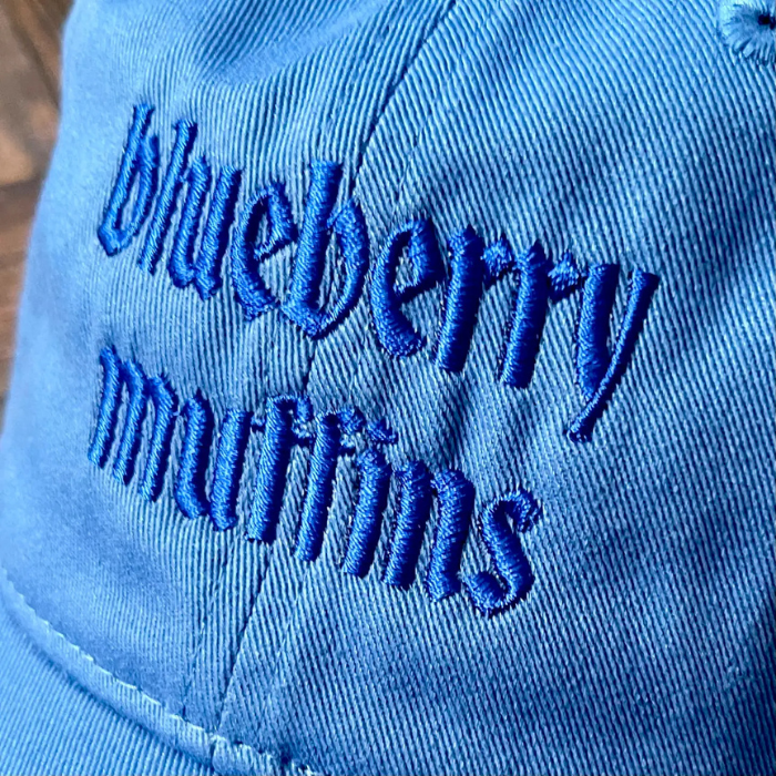 Blueberry Muffins Baseball Cap-Hats-Vixen Collection, Day Spa and Women's Boutique Located in Seattle, Washington