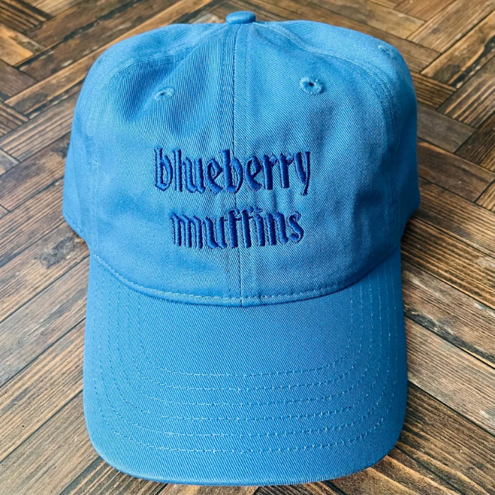 Blueberry Muffins Baseball Cap-Hats-Vixen Collection, Day Spa and Women's Boutique Located in Seattle, Washington