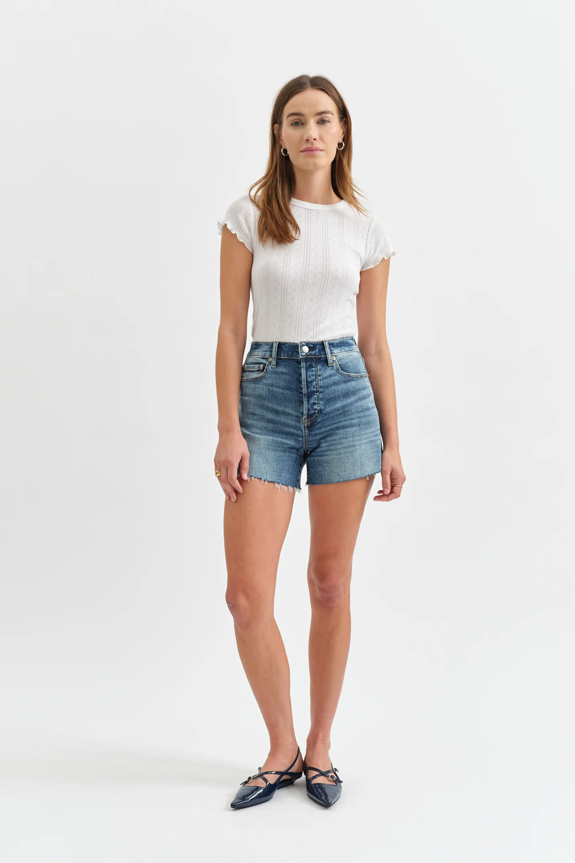 Bottom Line High Rise Shorts-Shorts-Vixen Collection, Day Spa and Women's Boutique Located in Seattle, Washington