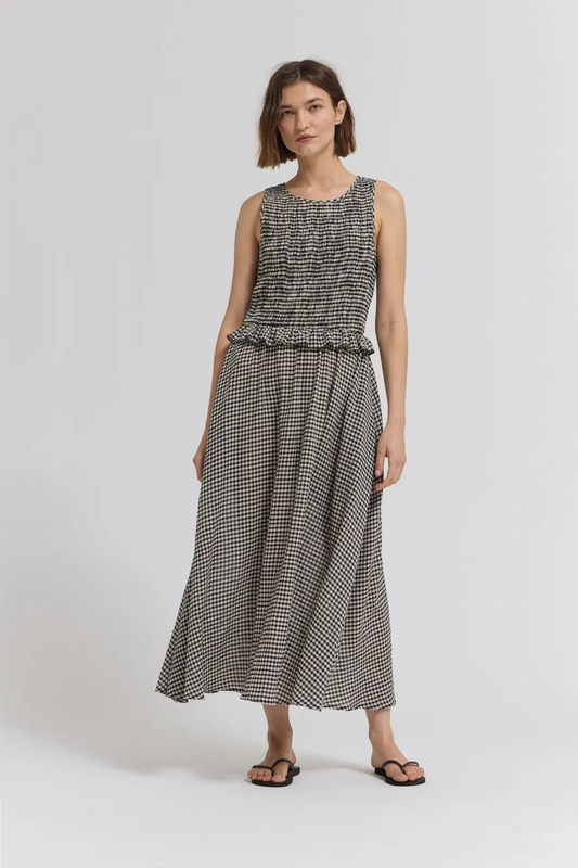 Brooklyn Check Midi-Dresses-Vixen Collection, Day Spa and Women's Boutique Located in Seattle, Washington