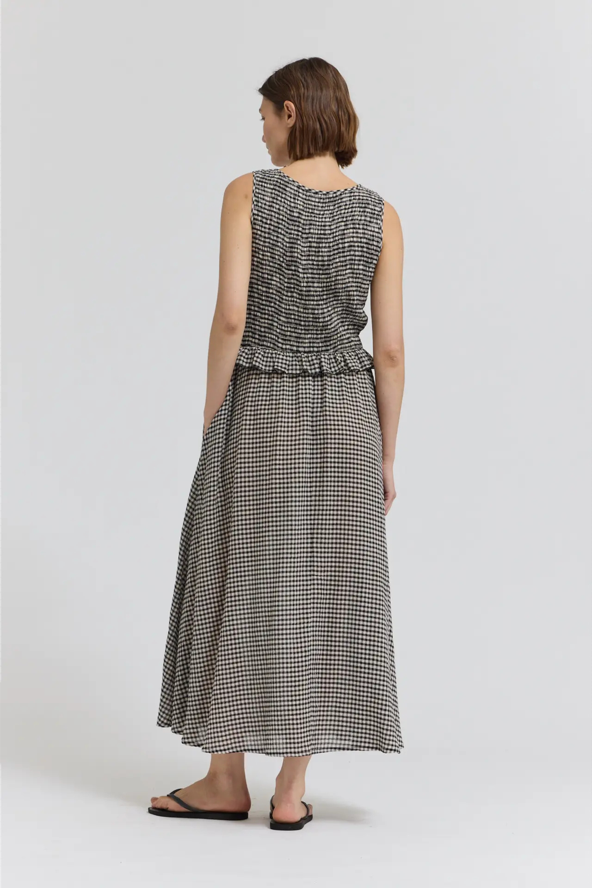 Brooklyn Check Midi-Dresses-Vixen Collection, Day Spa and Women's Boutique Located in Seattle, Washington