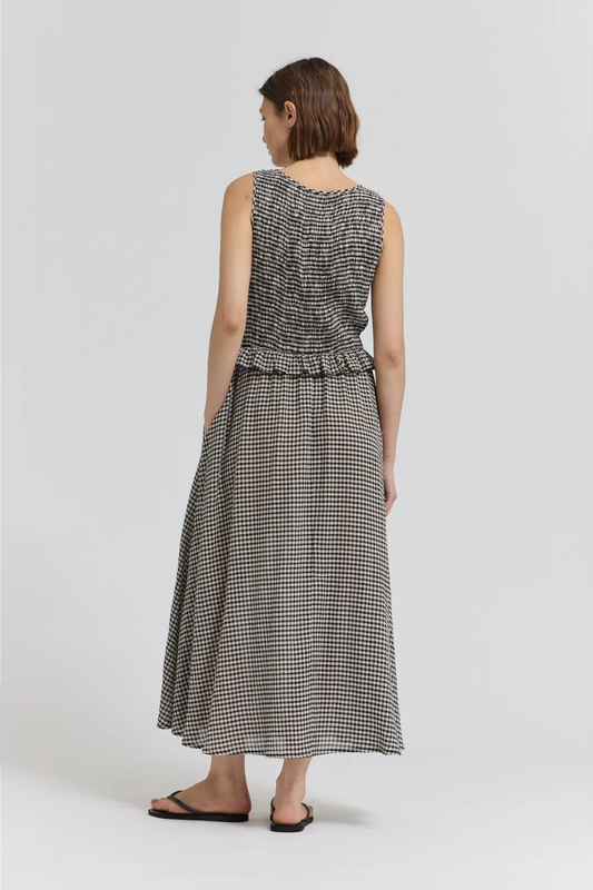 Brooklyn Check Midi-Dresses-Vixen Collection, Day Spa and Women's Boutique Located in Seattle, Washington