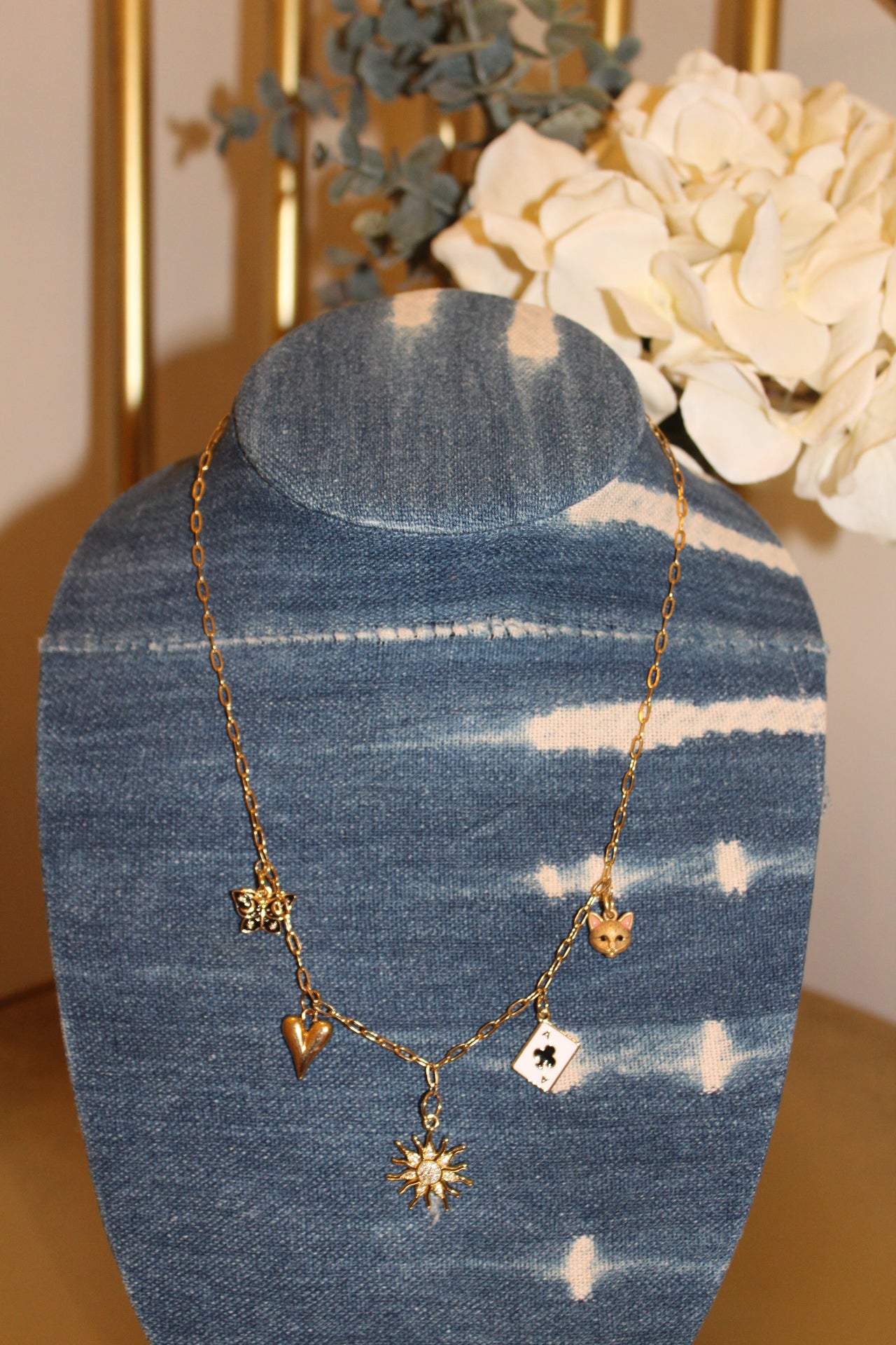 Vixen Charmed Necklace-Necklaces-Vixen Collection, Day Spa and Women's Boutique Located in Seattle, Washington