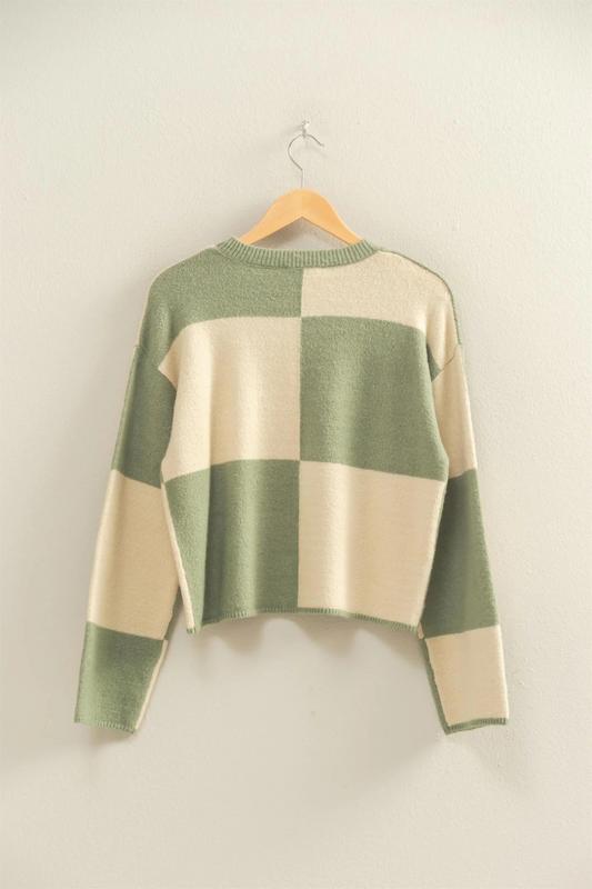 Checkmate Sweater-Sweaters-Vixen Collection, Day Spa and Women's Boutique Located in Seattle, Washington