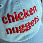 Chicken Nuggets Baseball Cap-Hats-Vixen Collection, Day Spa and Women's Boutique Located in Seattle, Washington
