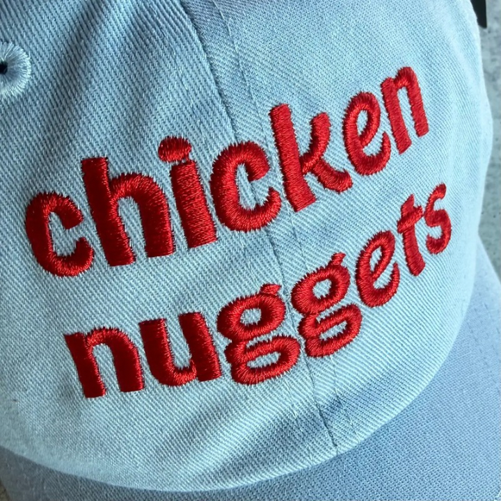 Chicken Nuggets Baseball Cap-Hats-Vixen Collection, Day Spa and Women's Boutique Located in Seattle, Washington