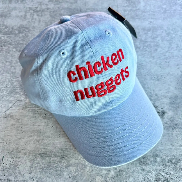 Chicken Nuggets Baseball Cap-Hats-Vixen Collection, Day Spa and Women's Boutique Located in Seattle, Washington