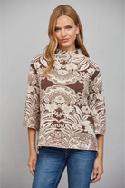 Cocoa Blossom Sweater-Sweaters-Vixen Collection, Day Spa and Women's Boutique Located in Seattle, Washington