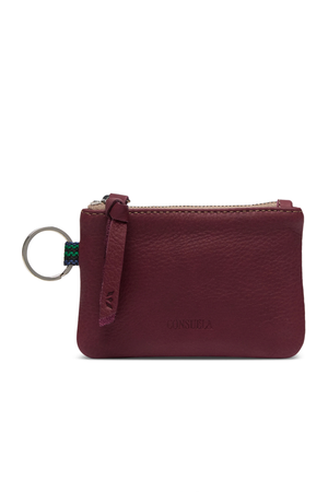 Consuela Plum Pouch-Bags + Wallets-Vixen Collection, Day Spa and Women's Boutique Located in Seattle, Washington