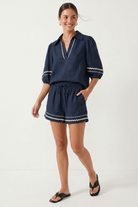 Shelly Linen Shorts-Shorts-Vixen Collection, Day Spa and Women's Boutique Located in Seattle, Washington