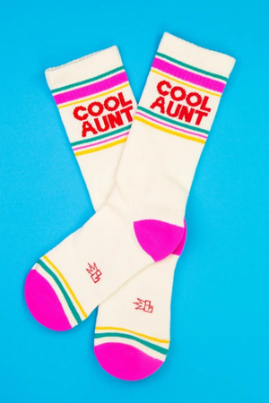 Cool Aunt Gym Crew Socks-Socks-Vixen Collection, Day Spa and Women's Boutique Located in Seattle, Washington