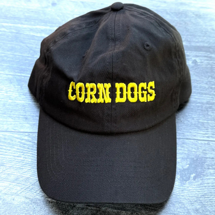 Corn Dogs Baseball Cap-Hats-Vixen Collection, Day Spa and Women's Boutique Located in Seattle, Washington