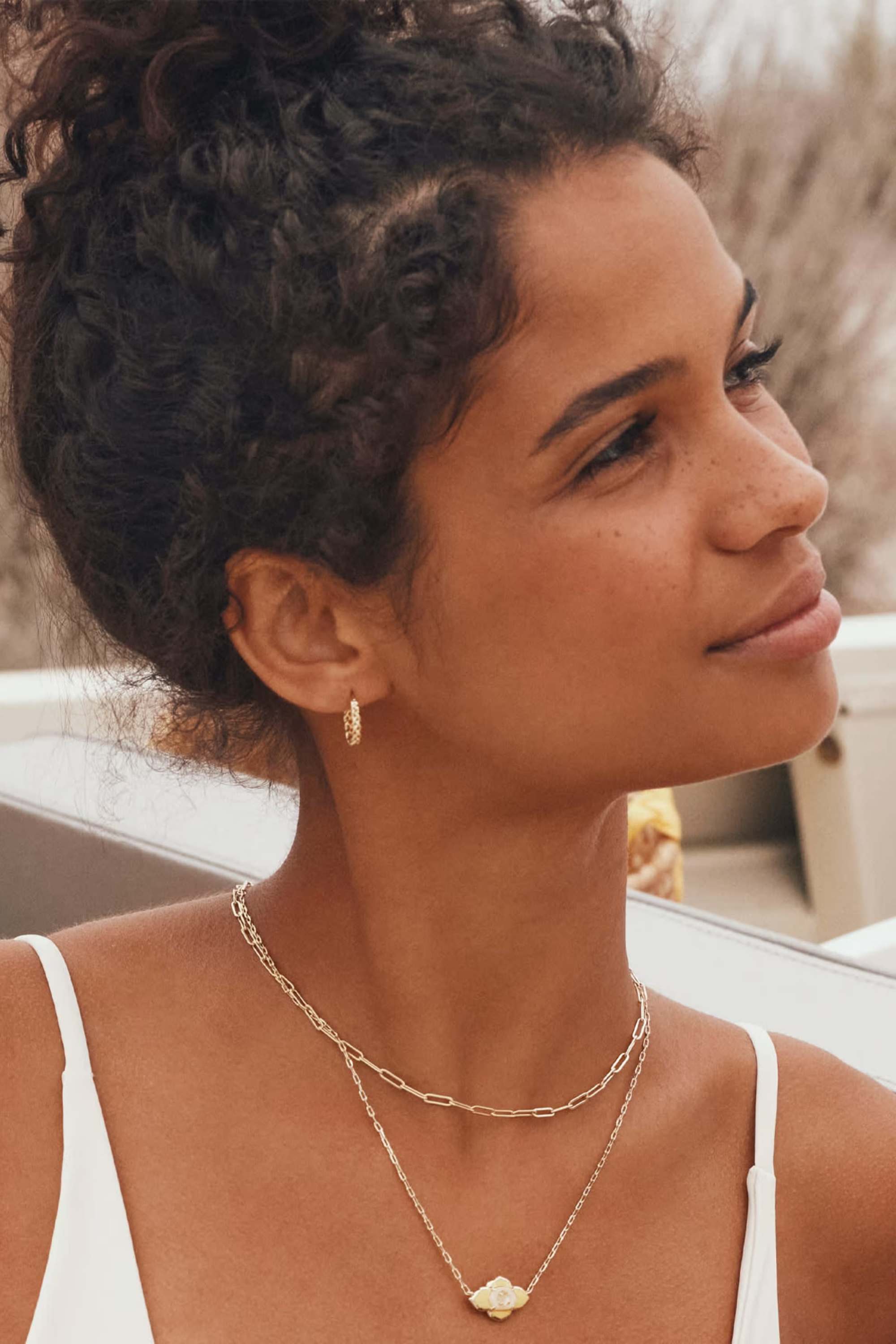 Courtney Paperclip Necklace-Necklaces-Vixen Collection, Day Spa and Women's Boutique Located in Seattle, Washington