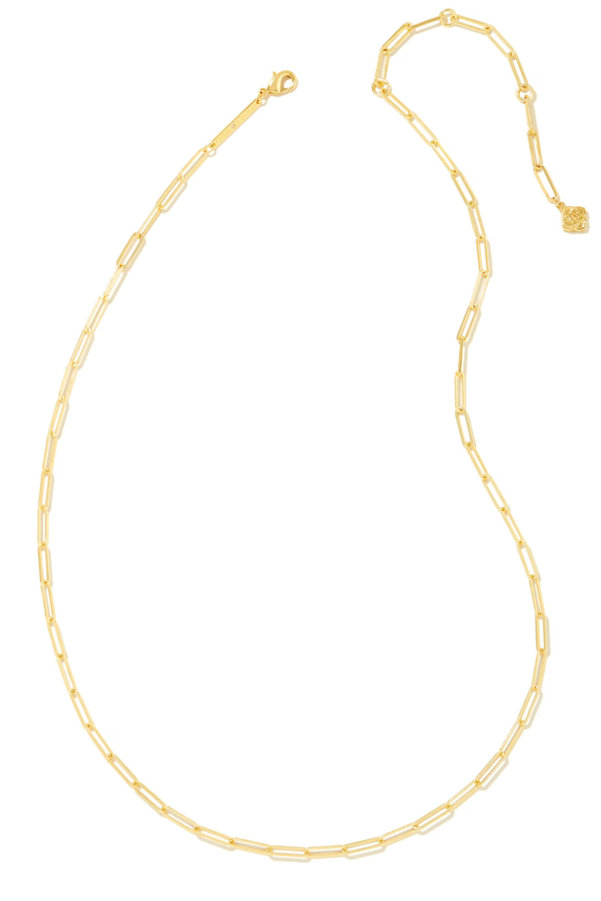 Courtney Paperclip Necklace-Necklaces-Vixen Collection, Day Spa and Women's Boutique Located in Seattle, Washington
